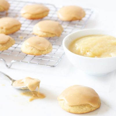Caramel Applesauce Cookies