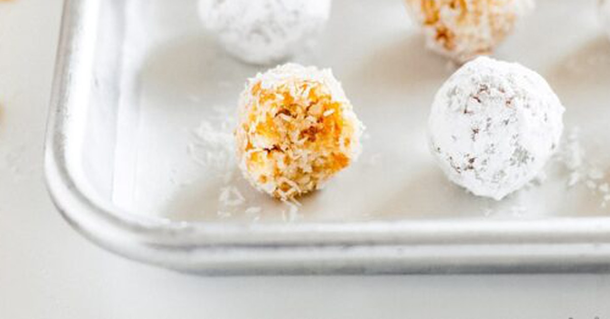 Coconut Apricot Balls-image