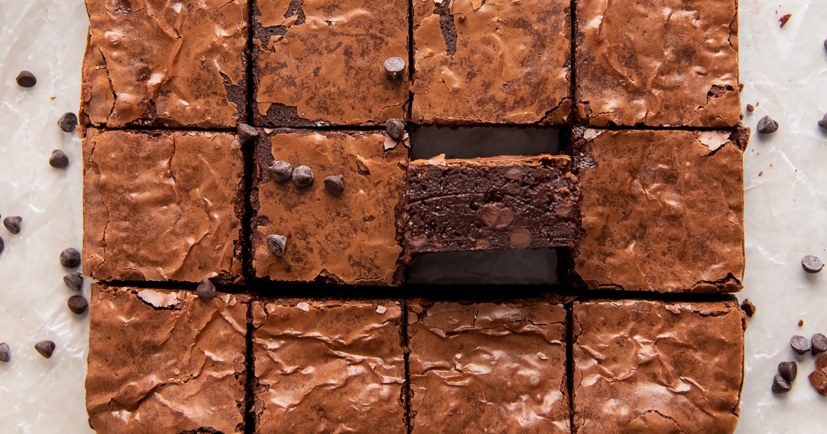 Chewy Fudgy Brownies from Scratch