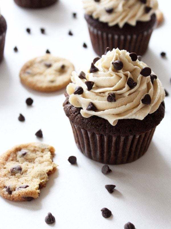 Cookie Dough Frosting Cupcakes If You Give a Blonde a