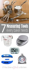 Seven measuring tools every baker needs in their kitchen. Do you have them all? | @haleydwilliams