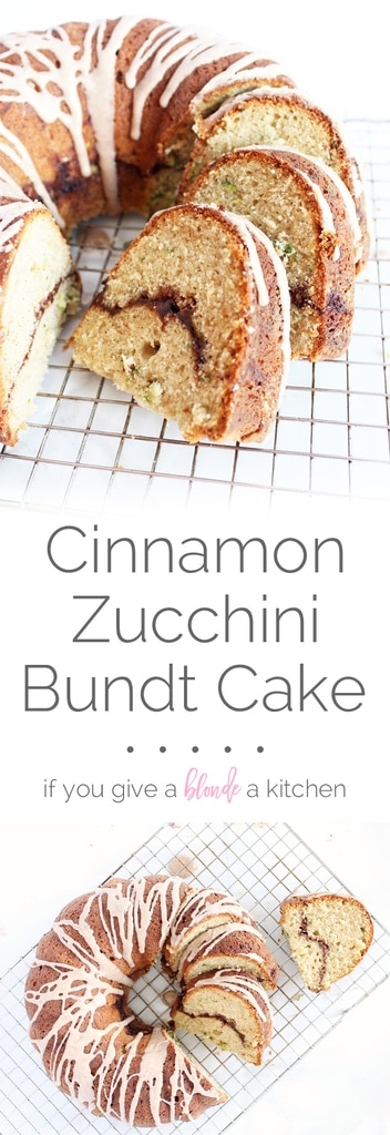 Cinnamon Swirl Zucchini Bundt Cake Cinnamon Swirl Zucchini Bundt Cake