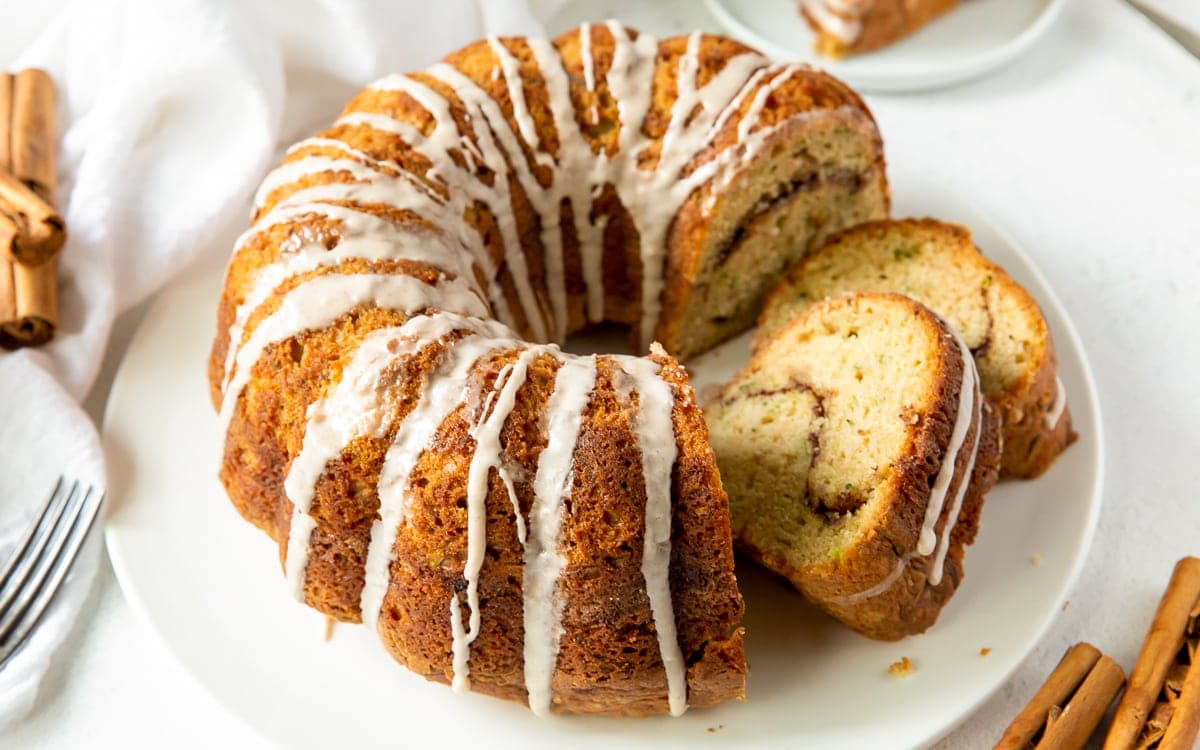 Zucchini Bundt Cake with Cinnamon Swirl – If You Give a Blonde a Kitchen