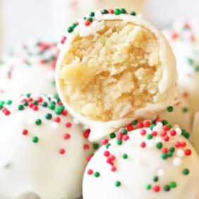 sugar cookie truffles