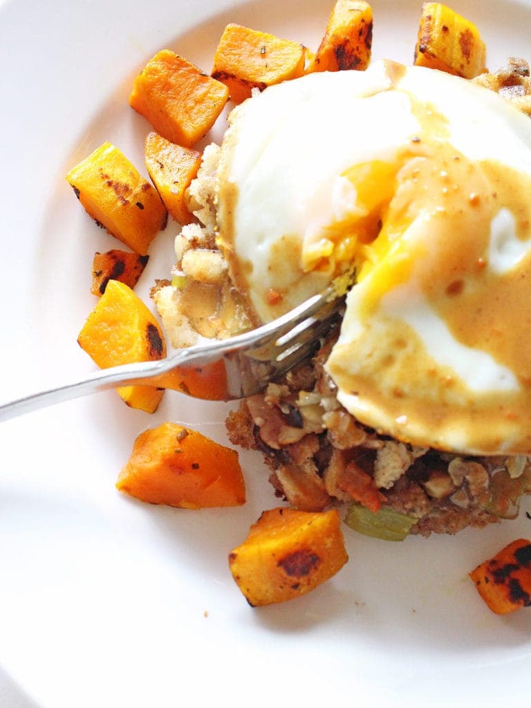 make to how fried easy over eggs Leftover Give You Stuffing Thanksgiving If a   Waffles