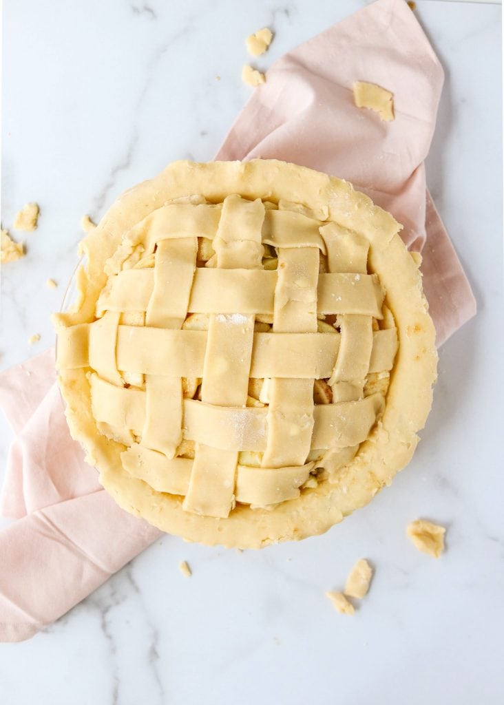 lattice pie crust dough