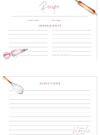 Protected: Printable Recipe Cards