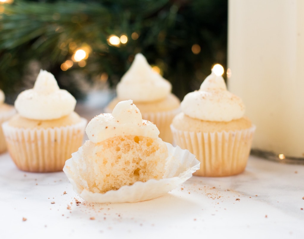Spiked Eggnog Cupcakes If You Give a Blonde a Kitchen