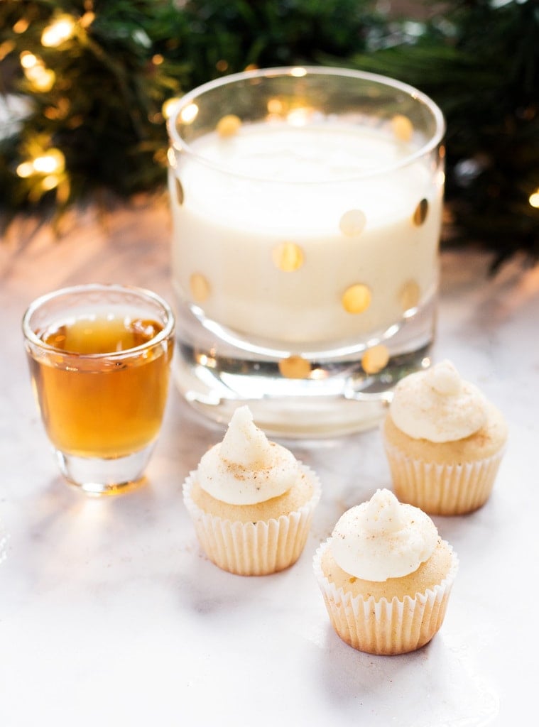 Spiked Eggnog Cupcakes If You Give a Blonde a Kitchen