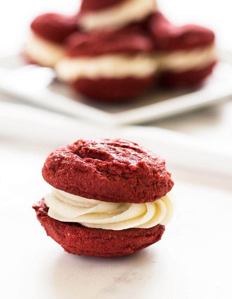Red Velvet Sandwich Cookies If You Give a Blonde a Kitchen