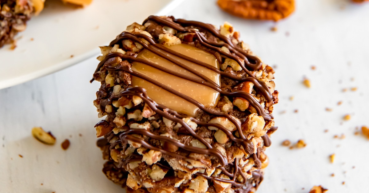 Thumbprint Turtle Cookies-image