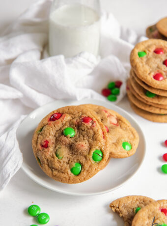 M&M Christmas Cookies