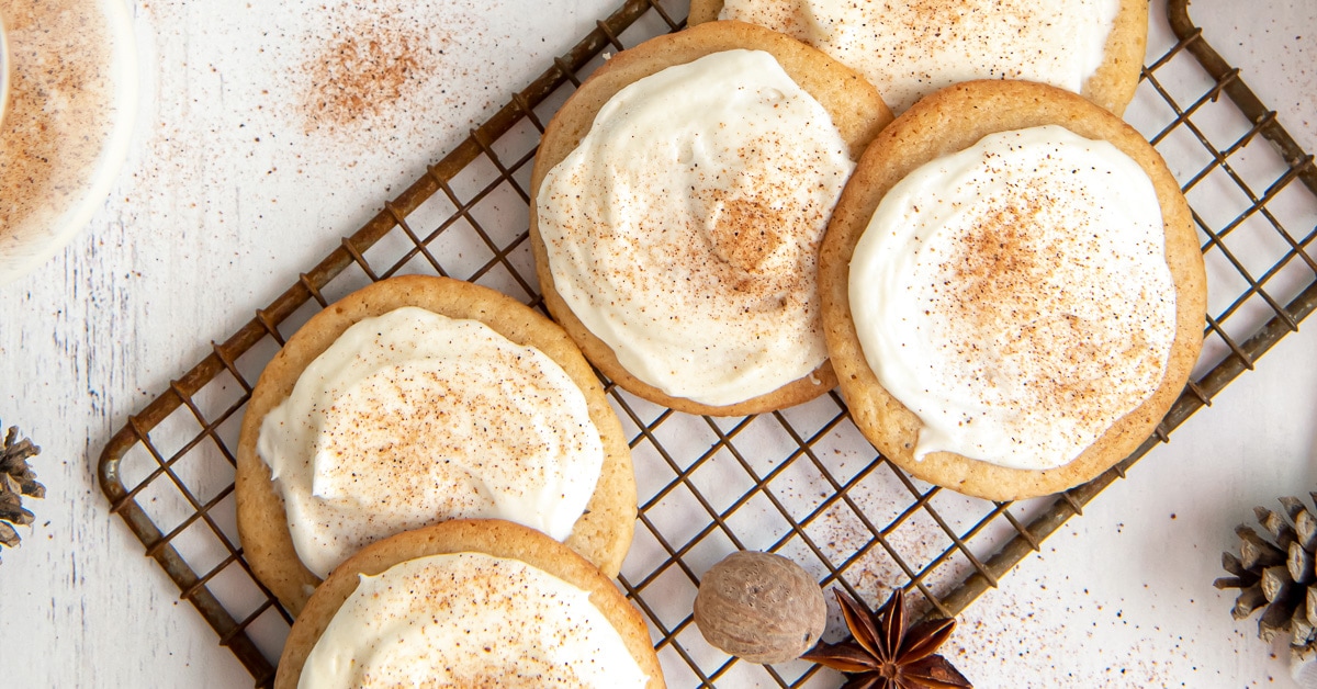 The BEST Soft Eggnog Cookies If You Give a Blonde a Kitchen