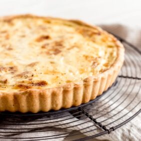 tart shell crust ridges of quiche