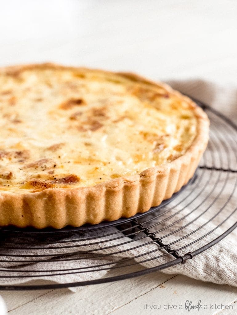 tart shell crust ridges of quiche