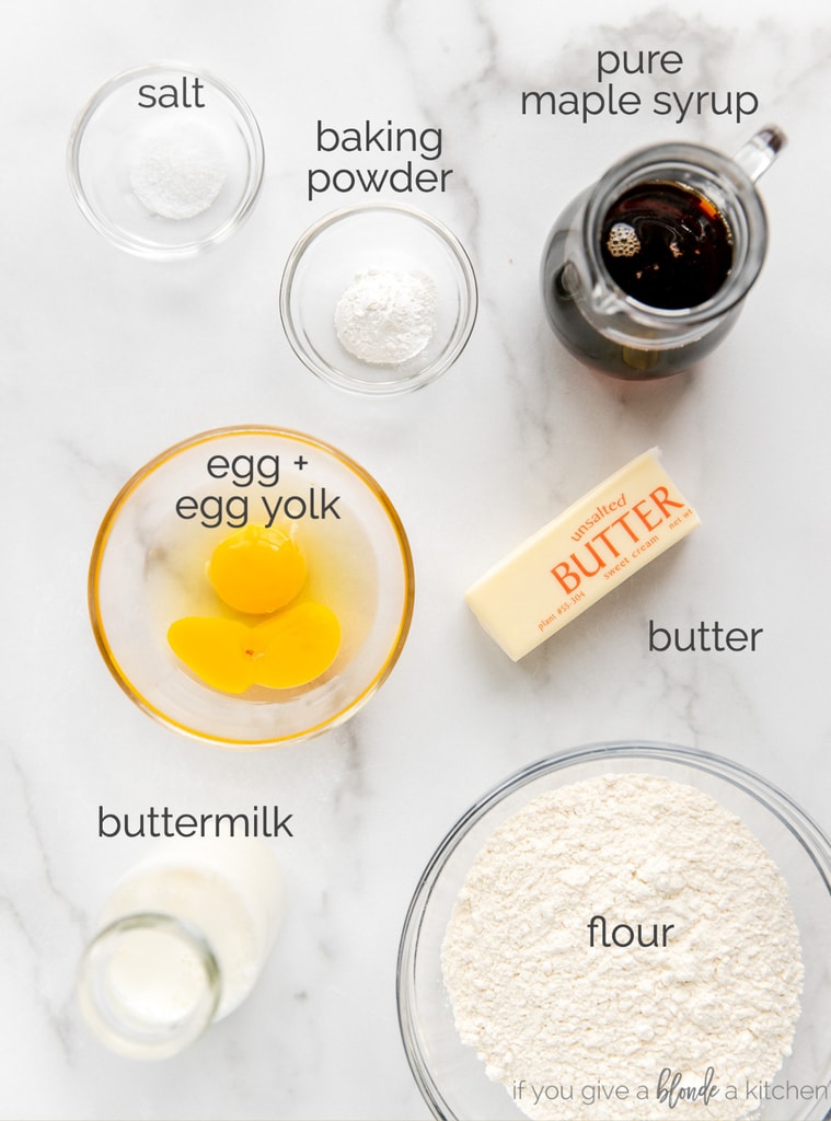 ingredients in bowls with text labels