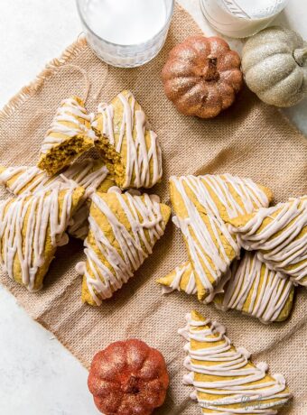 Pumpkin Scones (Starbucks copycat recipe)