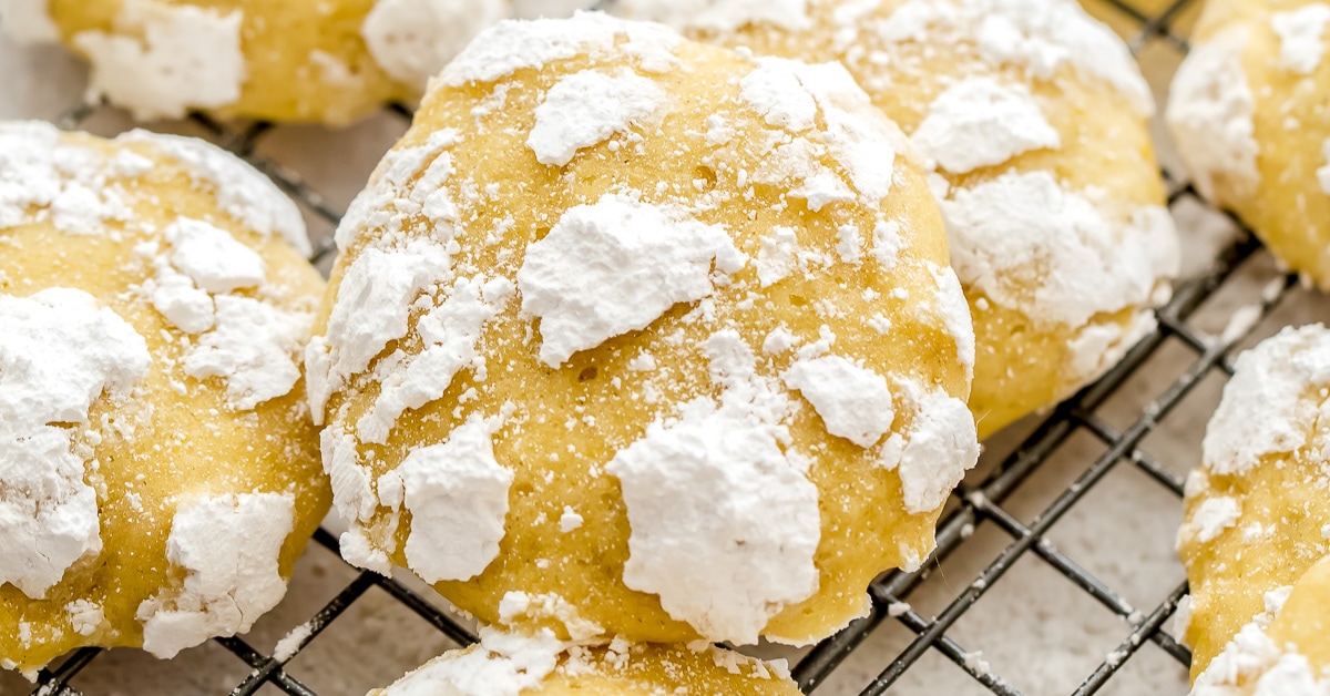 Lemon Crinkle Cookies (super soft!) - If You Give a Blonde a Kitchen