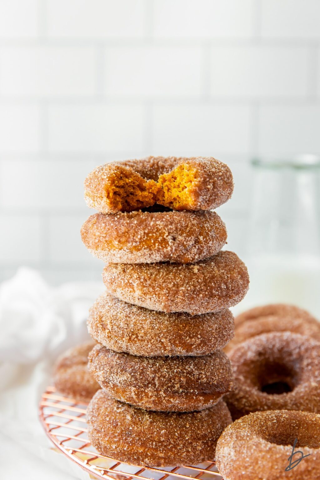 Baked Pumpkin Donuts If You Give a Blonde a Kitchen