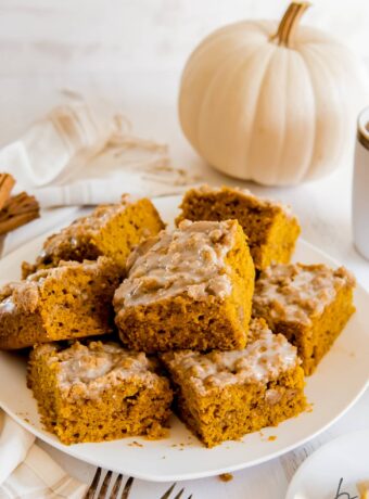 Pumpkin Coffee Cake with Streusel