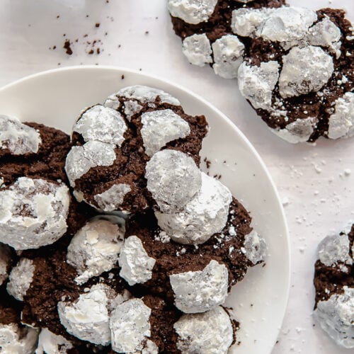 Easy Chocolate Crinkle Cookies – If You Give a Blonde a Kitchen
