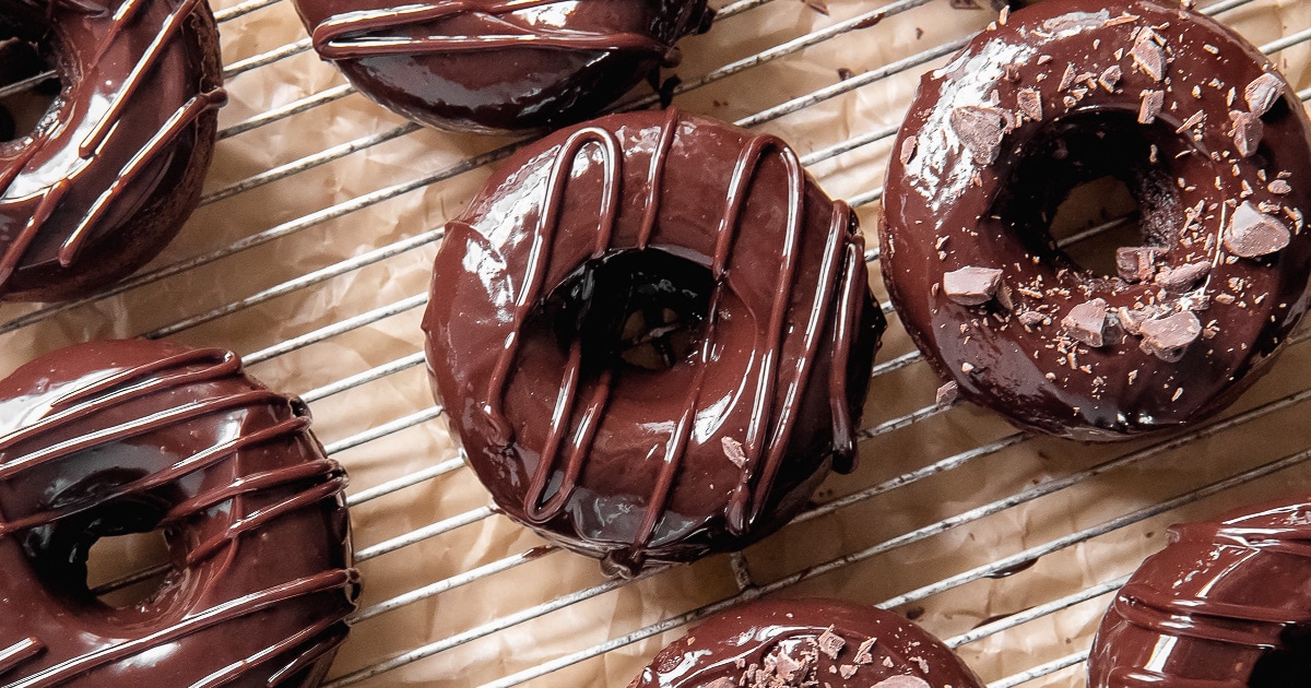 Baked Chocolate Donuts-image