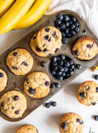 Blueberry Banana Muffins
