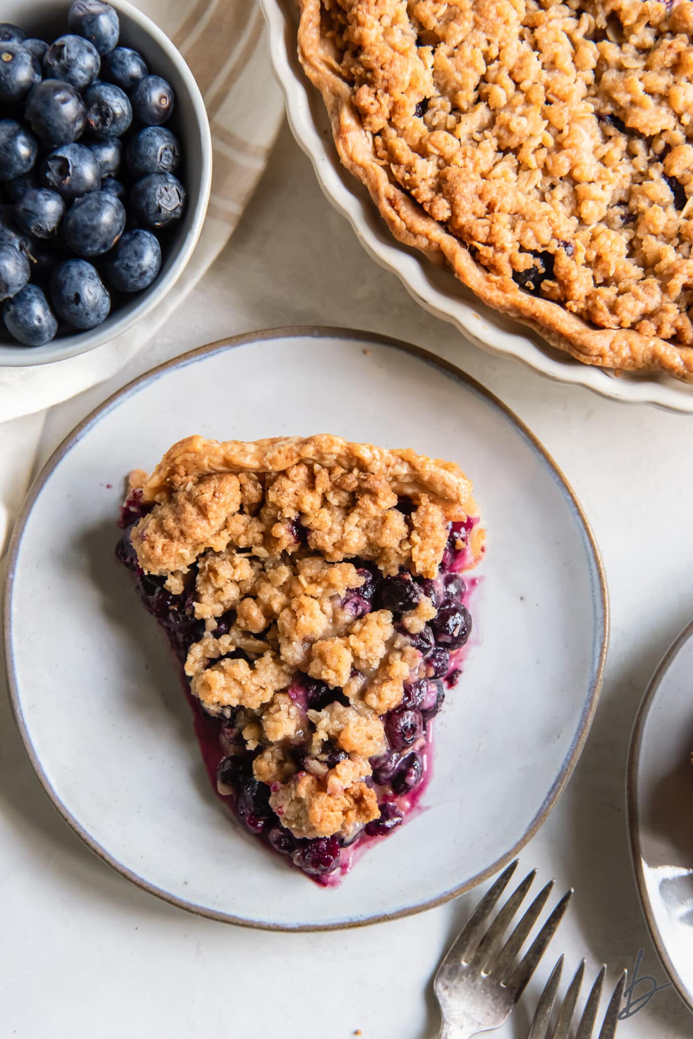 Blueberry Crumble Pie with Oats If You Give a Blonde a Kitchen