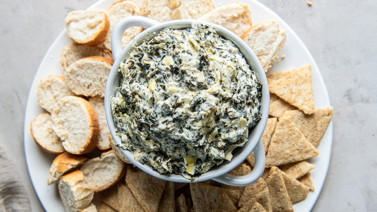 Crockpot Spinach Artichoke Dip