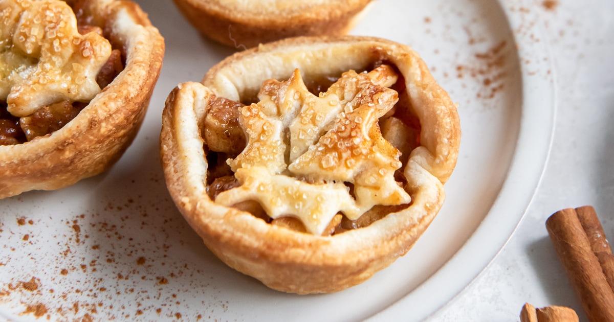 Muffin Tin Mini Apple Pies - Just a Taste