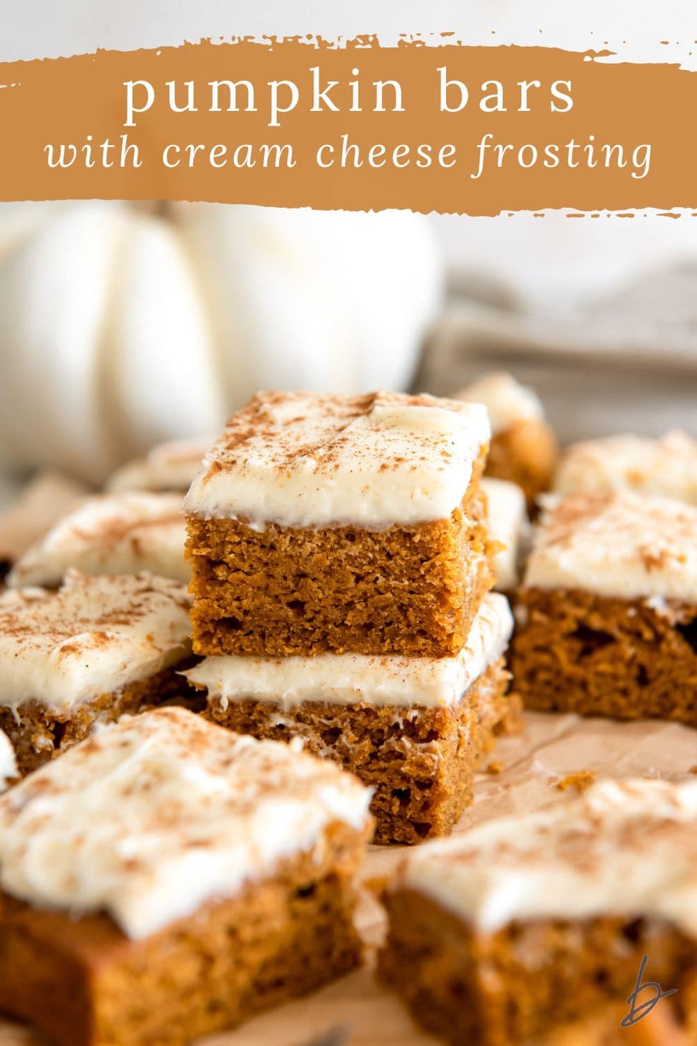 The BEST Frosted Pumpkin Bars – If You Give a Blonde a Kitchen