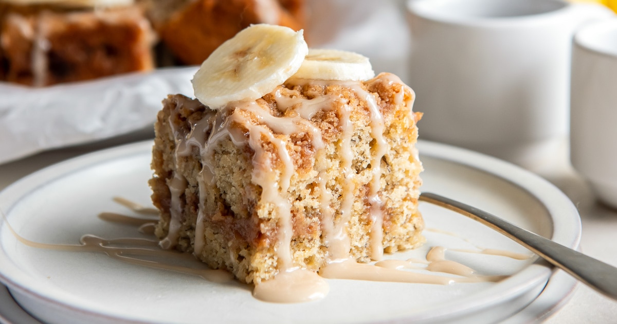 Banana Coffee Cake with Sour Cream
