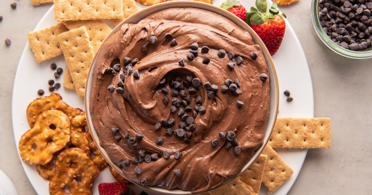 Brownie Batter Dip (ready in 5 minutes)