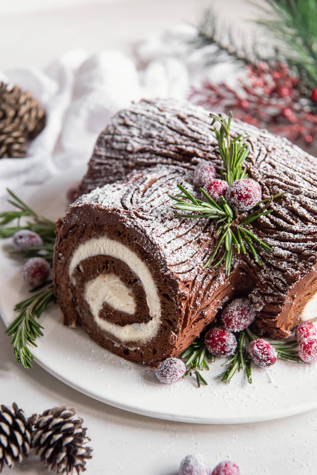 Bûche de Noël Red Velvet