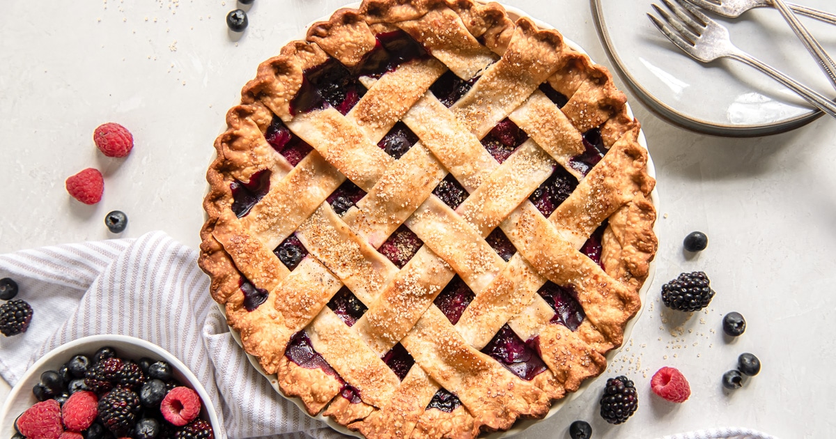 Triple Berry Pie 