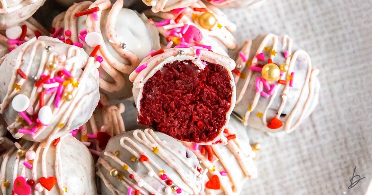 Red Velvet Cake Balls