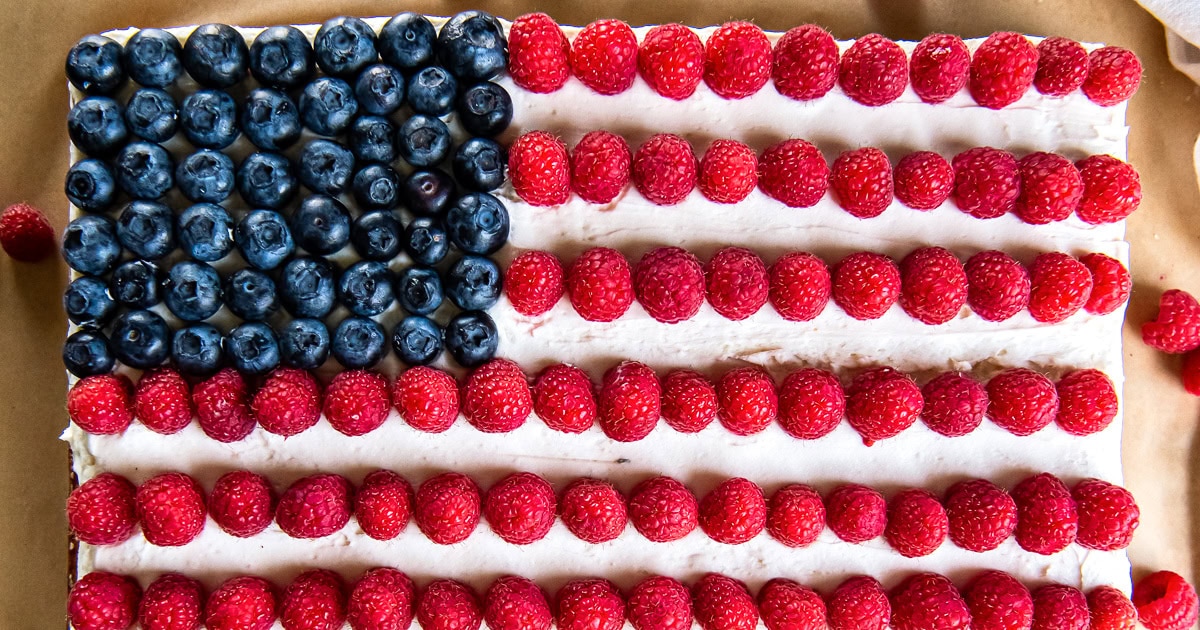 American Flag Cake