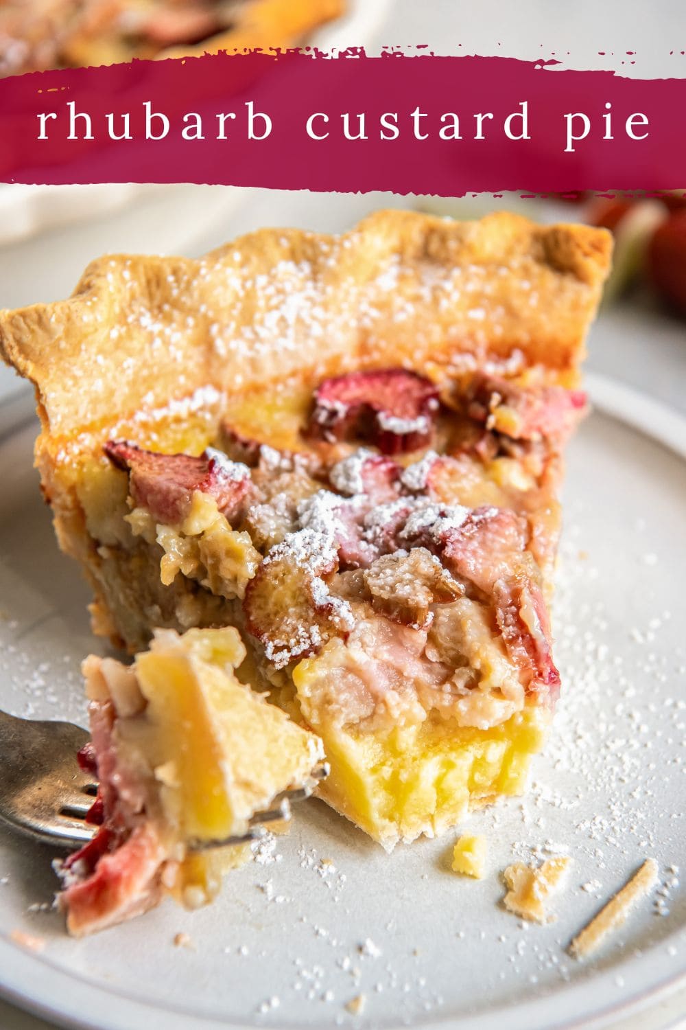 Rhubarb Custard Pie – If You Give a Blonde a Kitchen