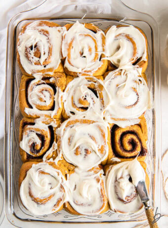 Pumpkin Spice Cinnamon Rolls