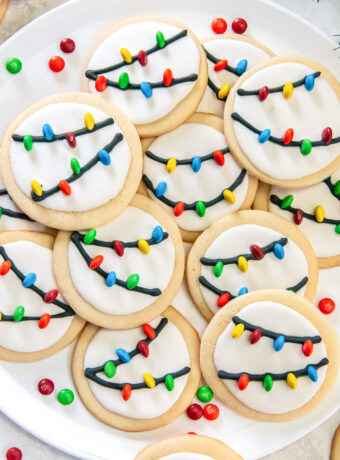 Christmas Light Cookies